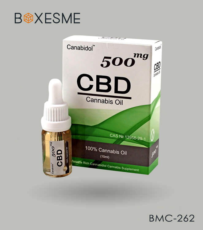 Ccustom Printed CBD Oil Boxes Wholesale
